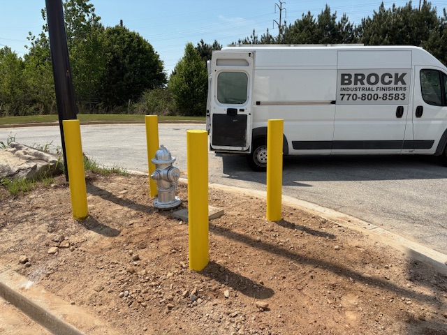 Anvil bollard installation completed