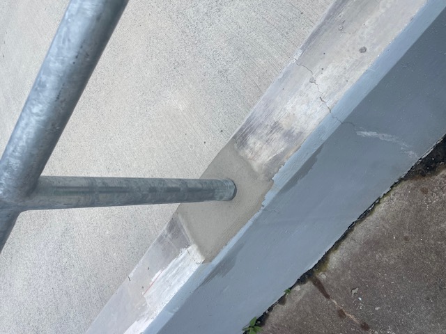 Concrete ramp patch