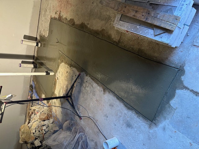Slab repair completed