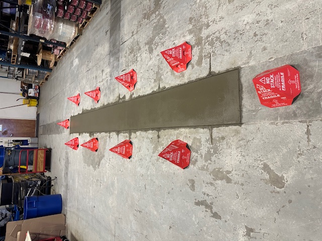 Warehouse concrete slab repair