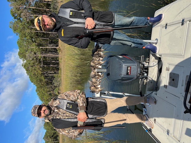 Brock Industrial Finishers team on a marsh hen hunting trip